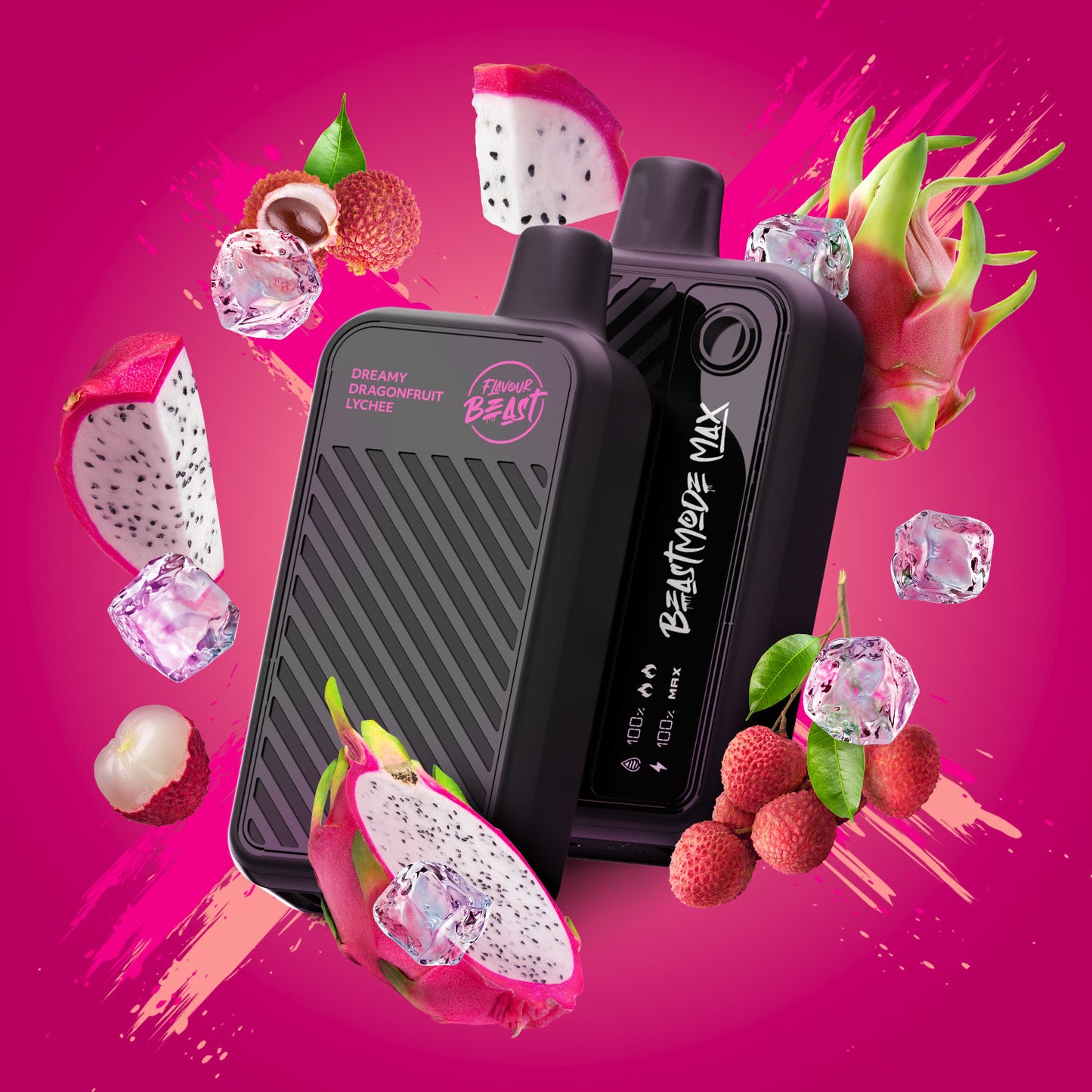 Flavour Beast Beast Mode Max Dreamy Dragonfruit Lychee 18000 Puffs 20mL 20mg