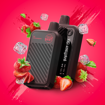 Flavour Beast Beast Mode Max Sic Strawberry Iced 18000 Puffs 20mL 20mg