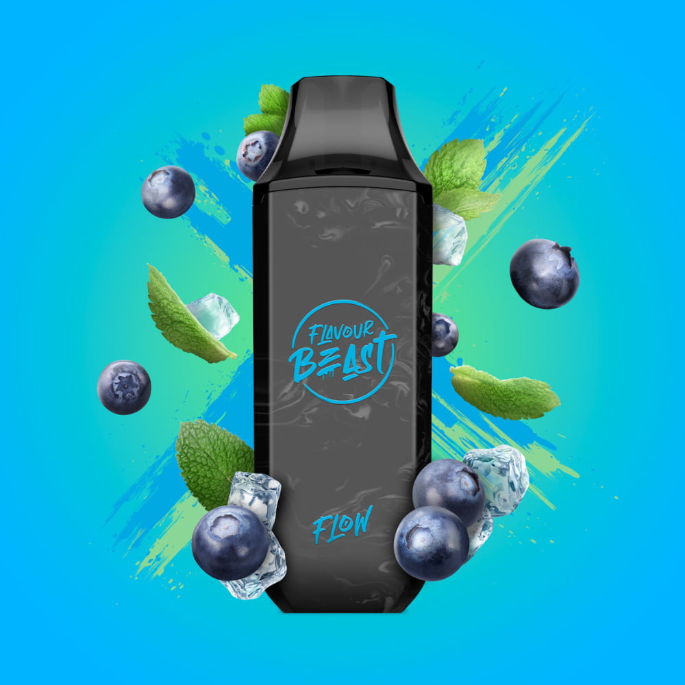 Flavour Beast Flow Blessed Blueberry Mint Iced 5000 Puffs 20mg