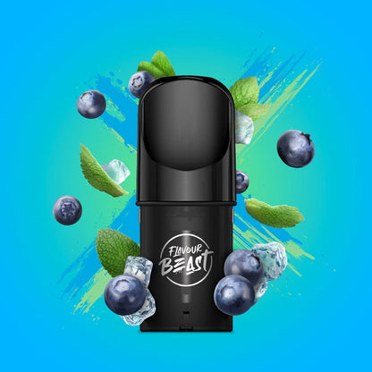 Flavour Beast Blessed Blueberry Mint Pods Iced 3 x 2mL 20mg