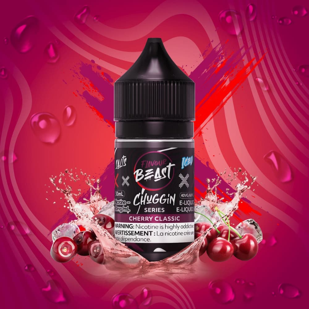 Flavour Beast Salts Iced Chuggin Cherry Classic 30mL 20mg