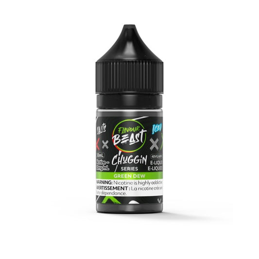 Flavour Beast Salts Iced Chuggin Green Dew 30mL 20 mg