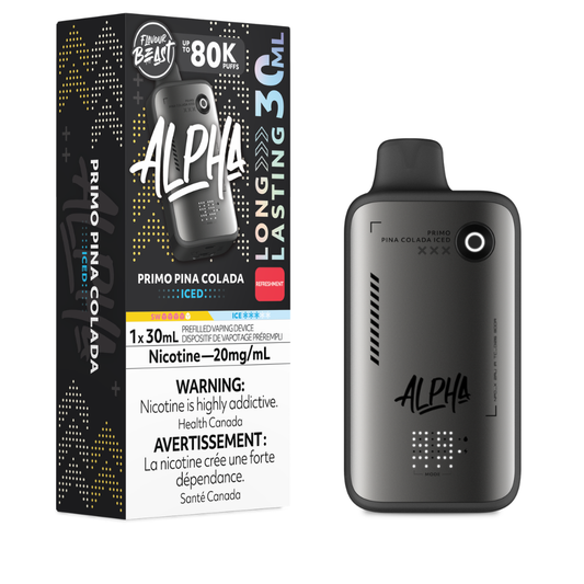 Flavour Beast Alpha Disposable Vape - Primo Pina Colada Iced - 80K Puffs - 20mg - 30mL