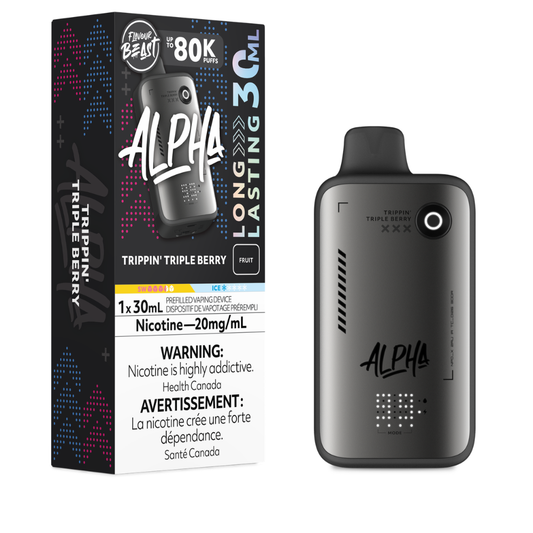 Flavour Beast Alpha Disposable Vape - Trippin' Triple Berry - 80K Puffs - 20mg - 30mL