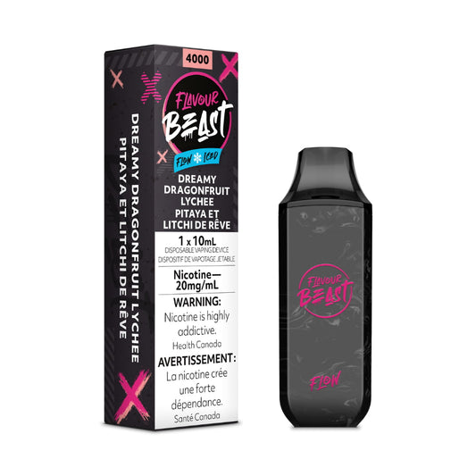 Flavour Beast Flow Dreamy Dragonfruit Lychee Iced 5000 Puffs 20mg