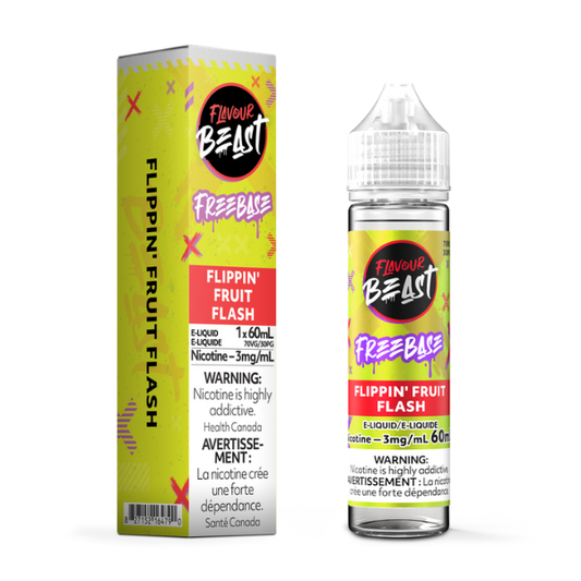 Flavour Beast Freebase Vape Juice - Flippin' Fruit Flash (60ml)
