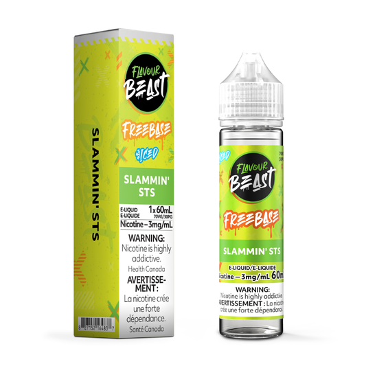 Flavour Beast ICE Freebase Vape Juice - Slammin' STS (60ml)
