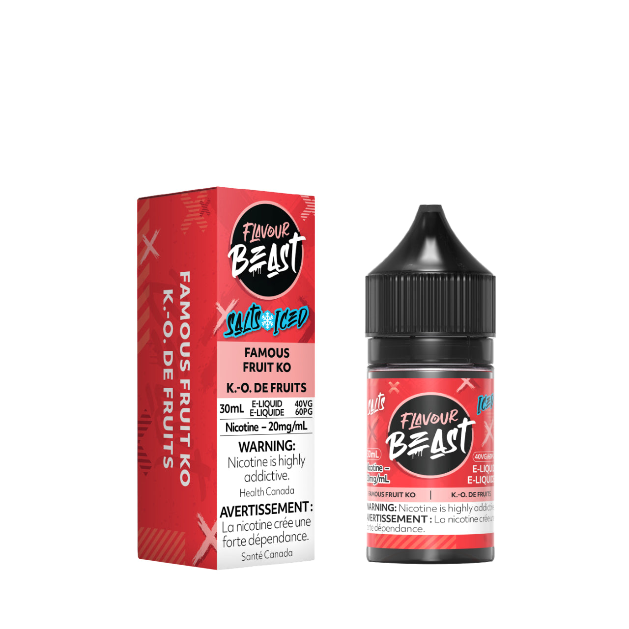 Flavour Beast Salts Iced Famous Fruit KO 30mL 20mg