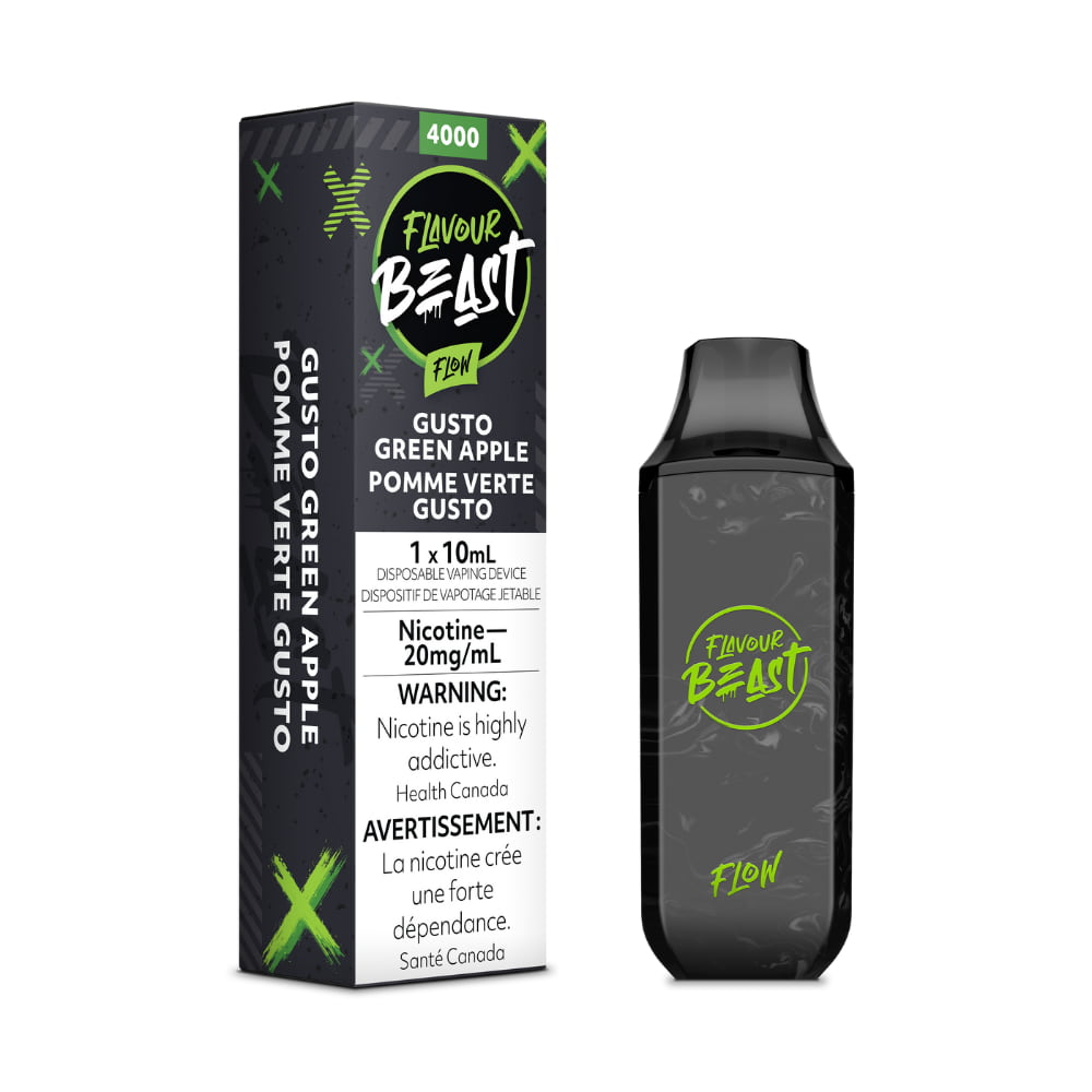 Flavour Beast Flow Gusto Green Apple 5000 Puffs 20mg