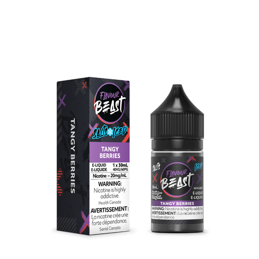 Flavour Beast ICE Salt Nic Vape Juice - Tangy Berries (30ml)