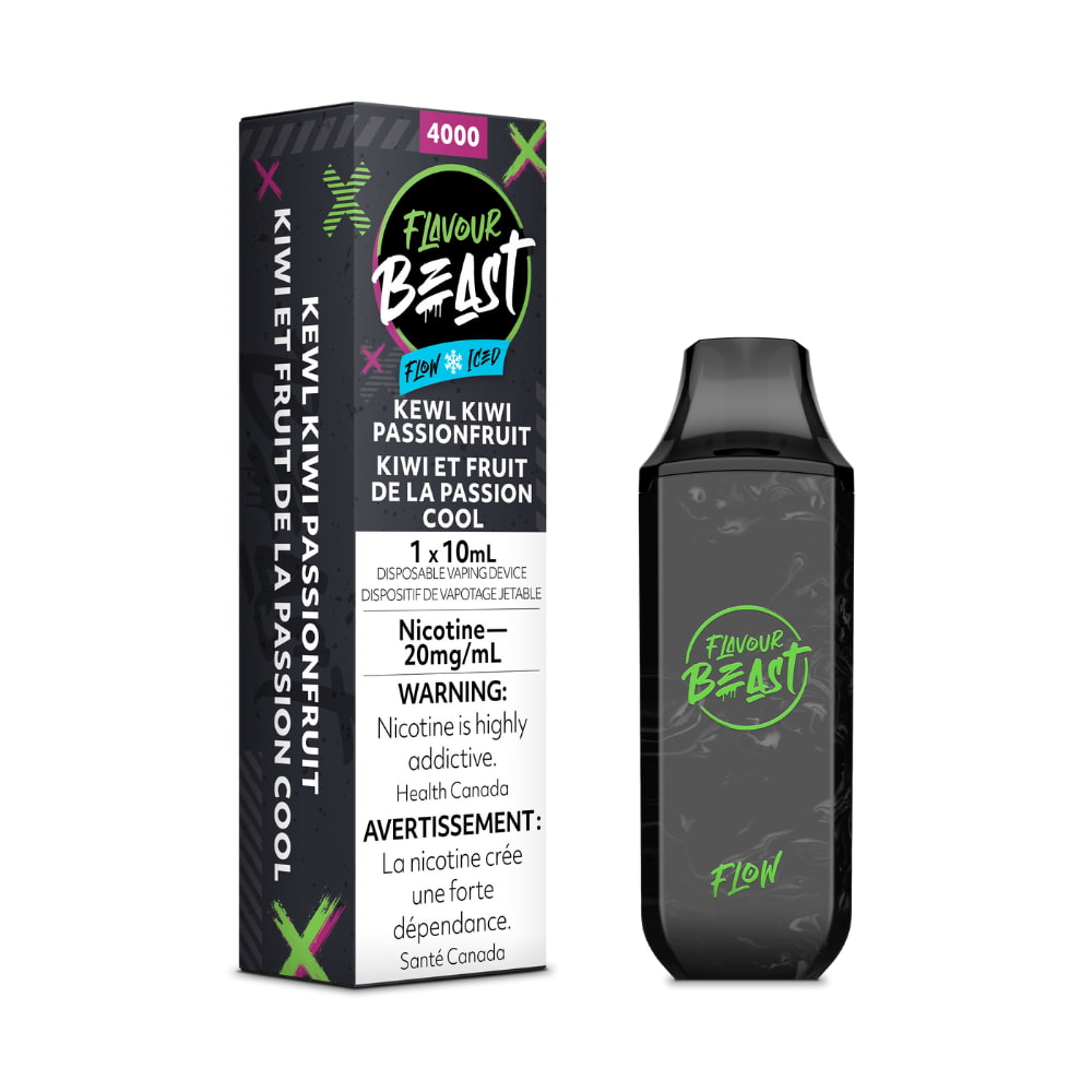 Flavour Beast Flow Kewl Kiwi Passionfruit Iced 5000 Puffs 20mg