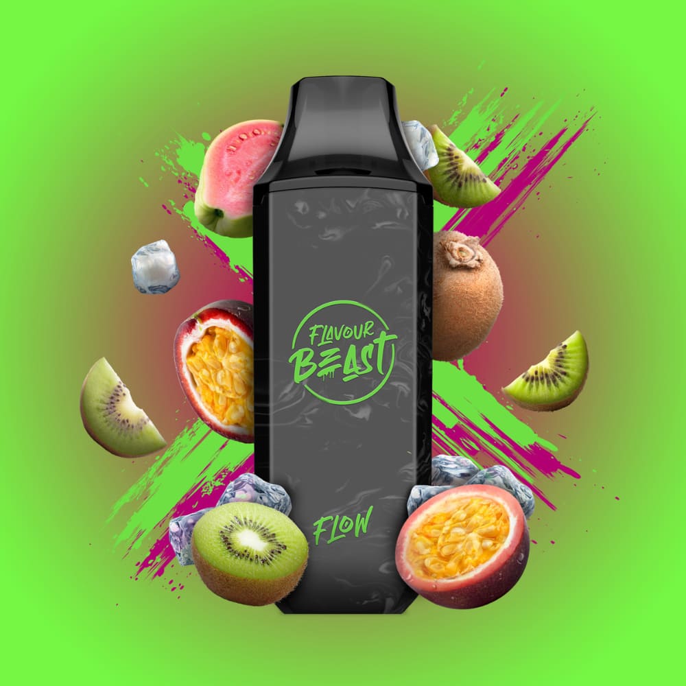 Flavour Beast Flow Kewl Kiwi Passionfruit Iced 5000 Puffs 20mg