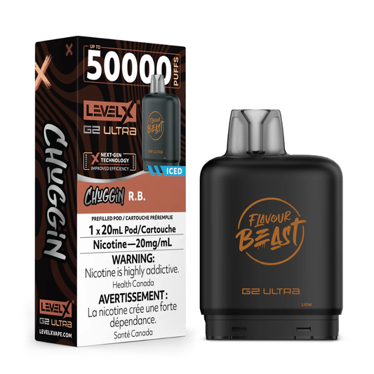 Flavour Beast Level X G2 Ultra - Chuggin R.B Iced