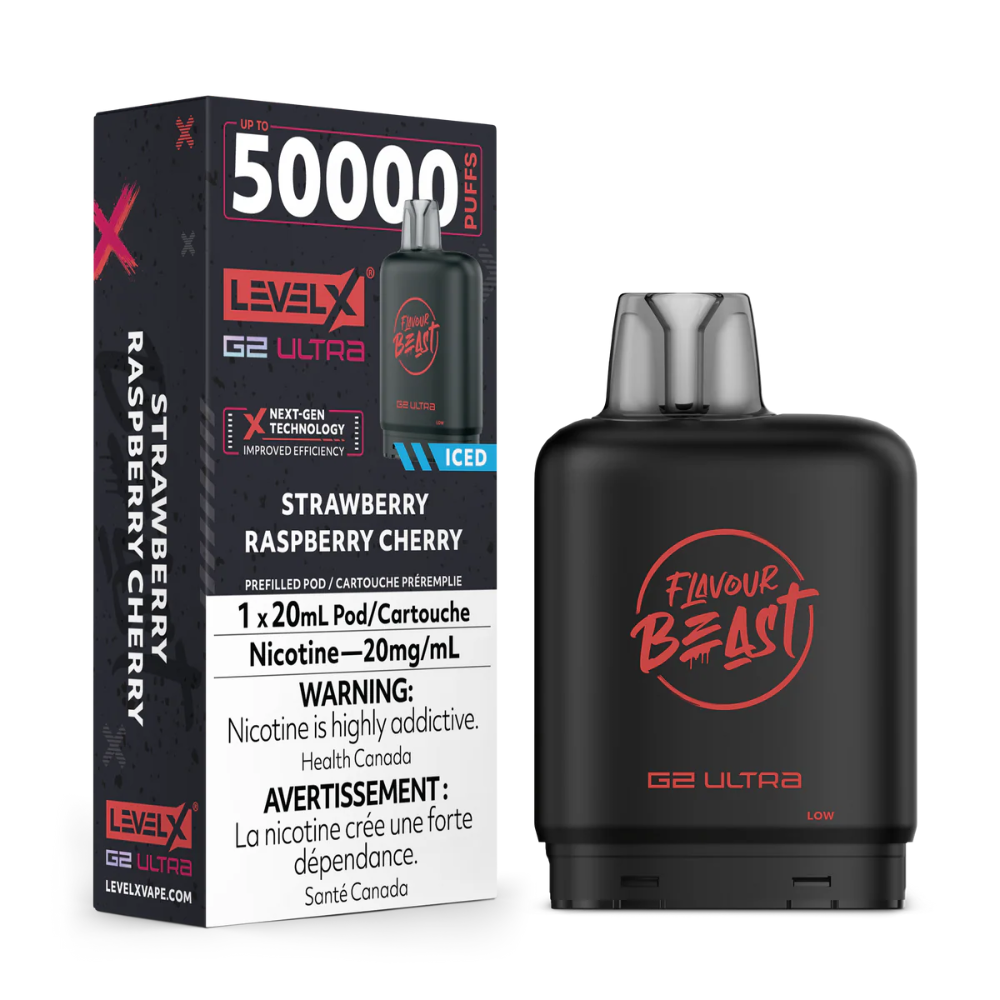 Flavour Beast Level X G2 Ultra - Strawberry Raspberry Cherry Iced