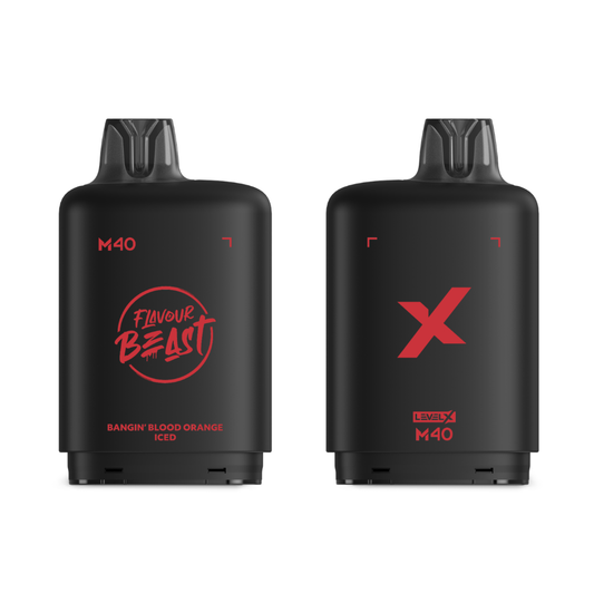 Flavour Beast Level X M Series M40 Replacement Vape Pod - 160K Puffs - 40mL