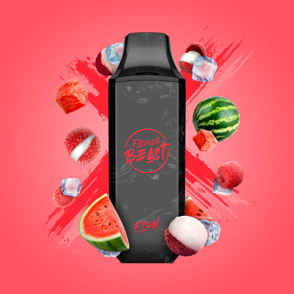 Flavour Beast Flow Lit Lychee Watermelon Iced 5000 Puffs 20mg