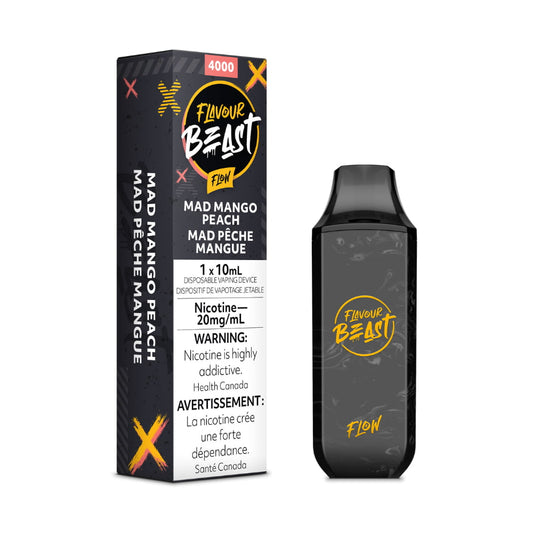 Flavour Beast Flow Mad Mango Peach 5000 Puffs 20mg