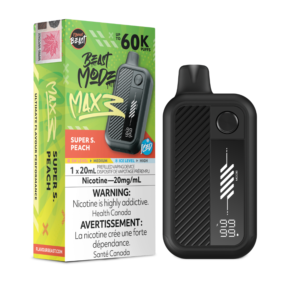 Flavour Beast Mode Max 3 Sour Series Disposable Vape - 60k Puffs - 20mg - 20ml
