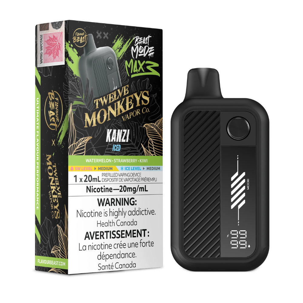 Flavour Beast & Twelve Monkyes Series Mode Max 3 Disposable Vape - 60k Puffs - 20mg - 20ml