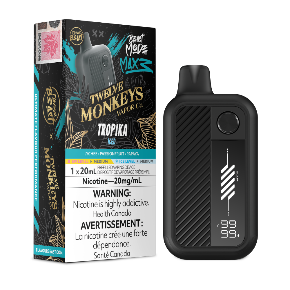Flavour Beast & Twelve Monkyes Series Mode Max 3 Disposable Vape - 60k Puffs - 20mg - 20ml