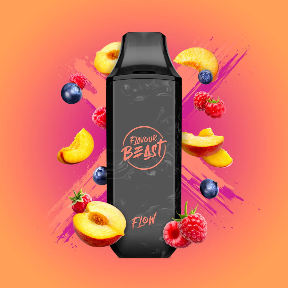 Flavour Beast Flow Packin' Peach Berry 5000 Puffs 20mg