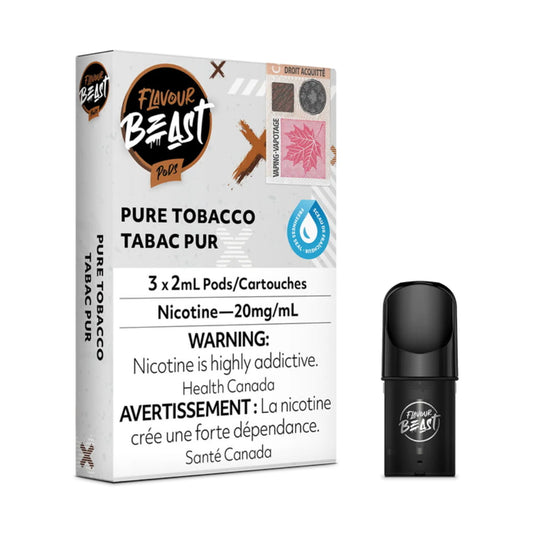 Flavour Beast Pure Tobacco Pods 3 x 2ml 20mg