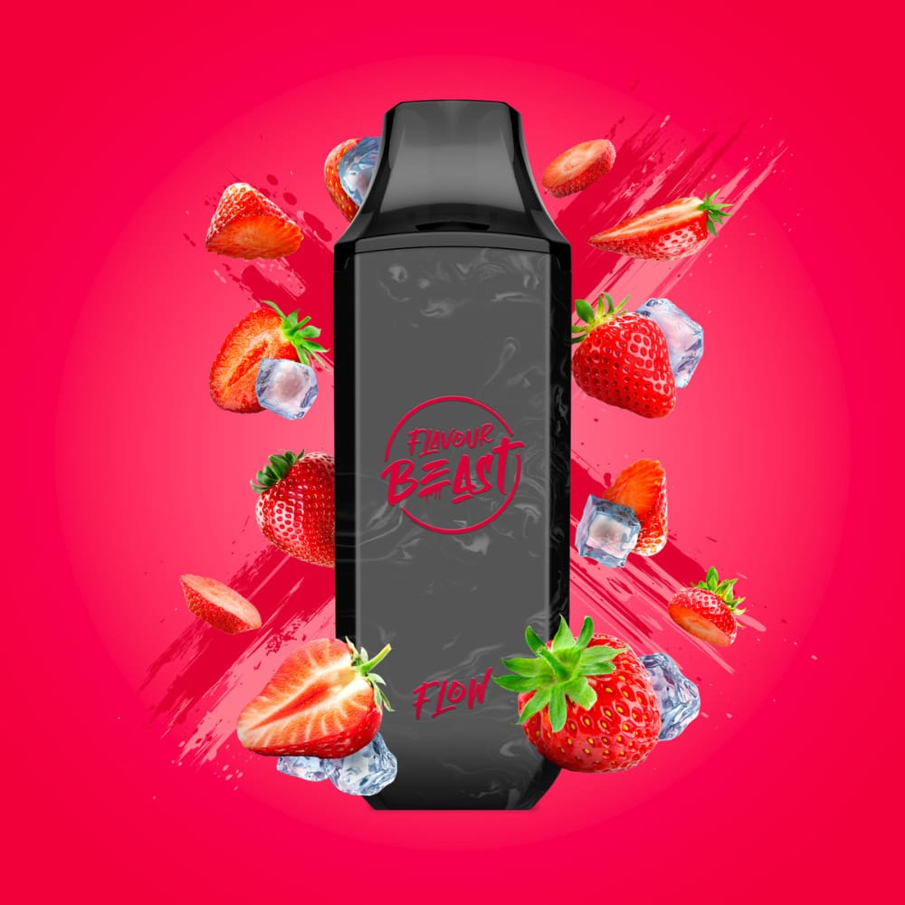 Flavour Beast Flow  Sic Strawberry Iced 5000 Puffs 20mg