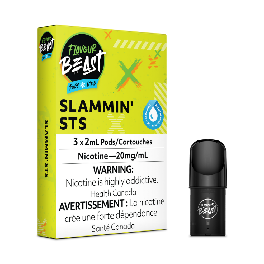 Flavour Beast Slammin' STS Pods Iced 3 x 2mL 20mg