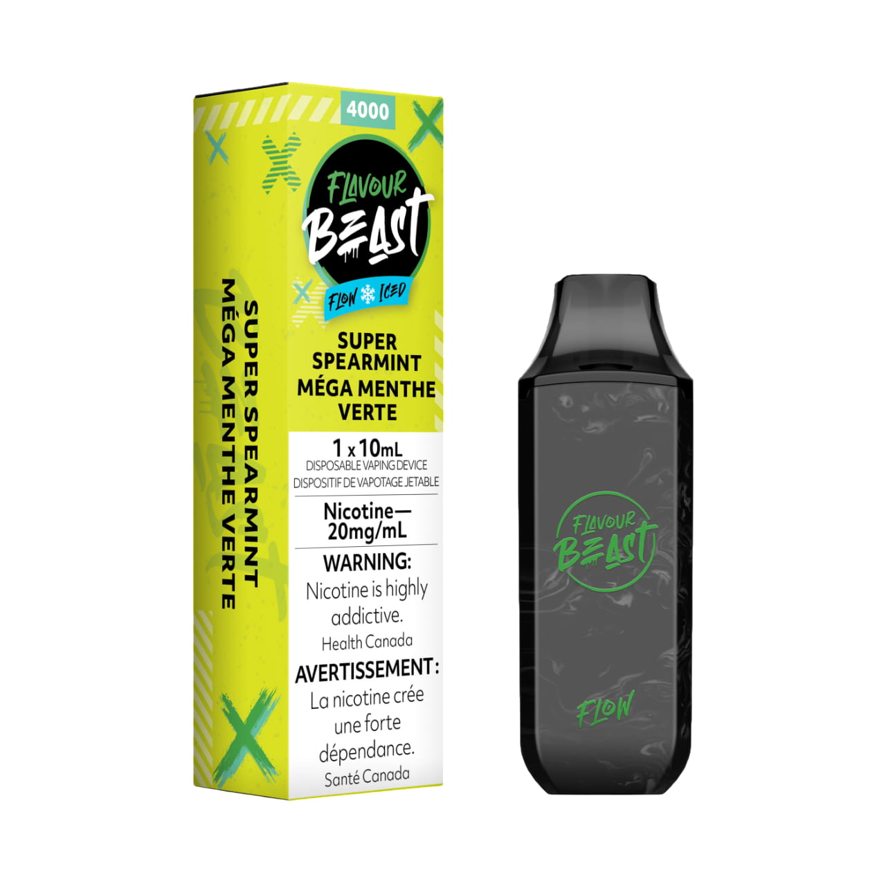 Flavour Beast Flow Super Spearmint 5000 Puffs 20mg