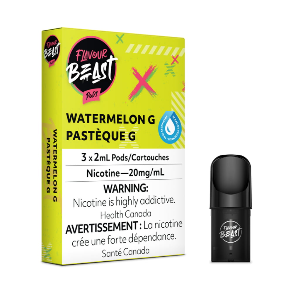 Flavour Beast Watermelon G Pods 3 x 2mL 20mg