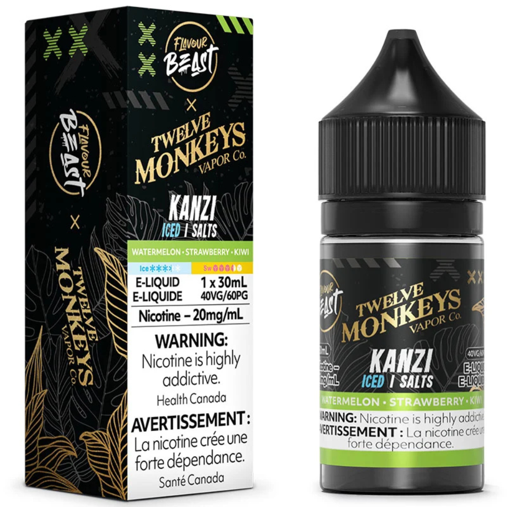 Flavour Beast X Twelve Monkeys Ice Salt Nic Vape Juice