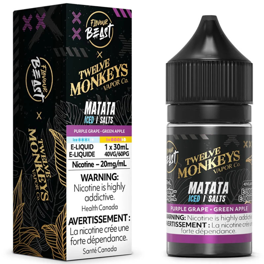 Flavour Beast X Twelve Monkeys Ice Salt Nic Vape Juice
