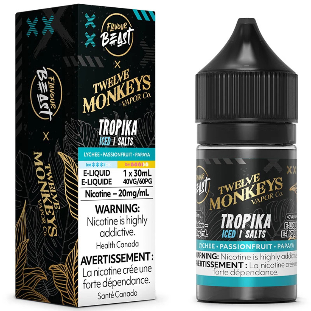 Flavour Beast X Twelve Monkeys Ice Salt Nic Vape Juice