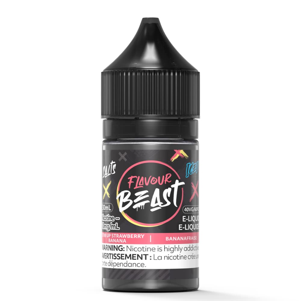 Flavour Beast Salts Str8 Up Strawberry Banana 30mL 20mg