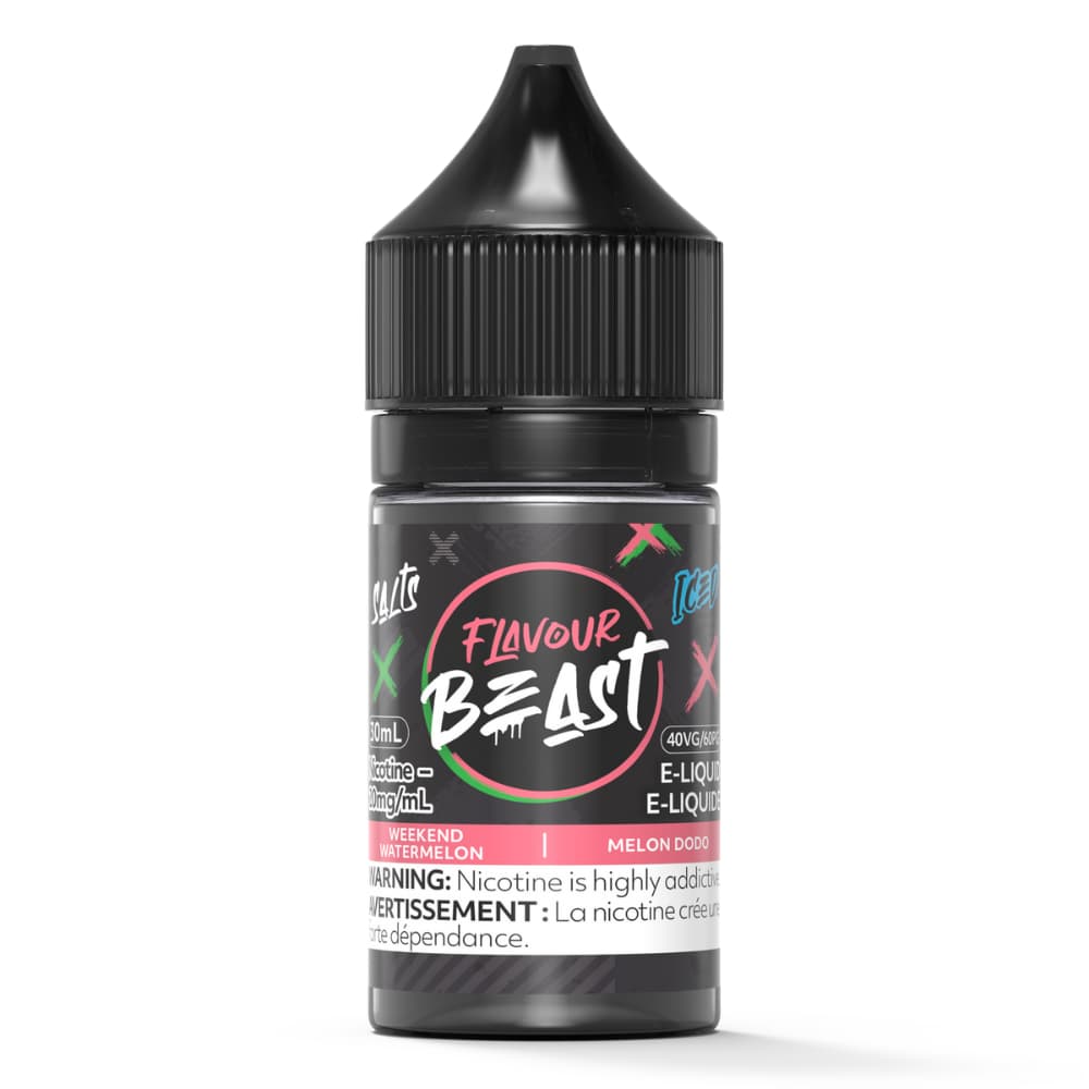 Flavour Beast Salts Weekend Watermelon Iced 30mL 20mg