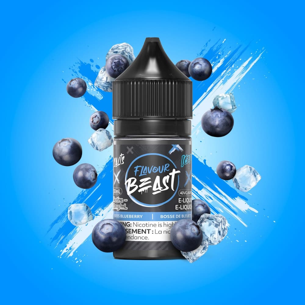 Flavour Beast Salts Iced Boss Blueberry 30mL 20mg