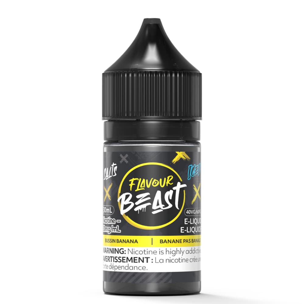 Flavour Beast Salts Iced Bussin Banana 30mL 20mg