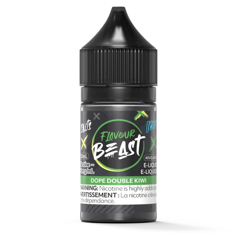 Flavour Beast Iced Salts Dope Double Kiwi Iced 30mL 20mg