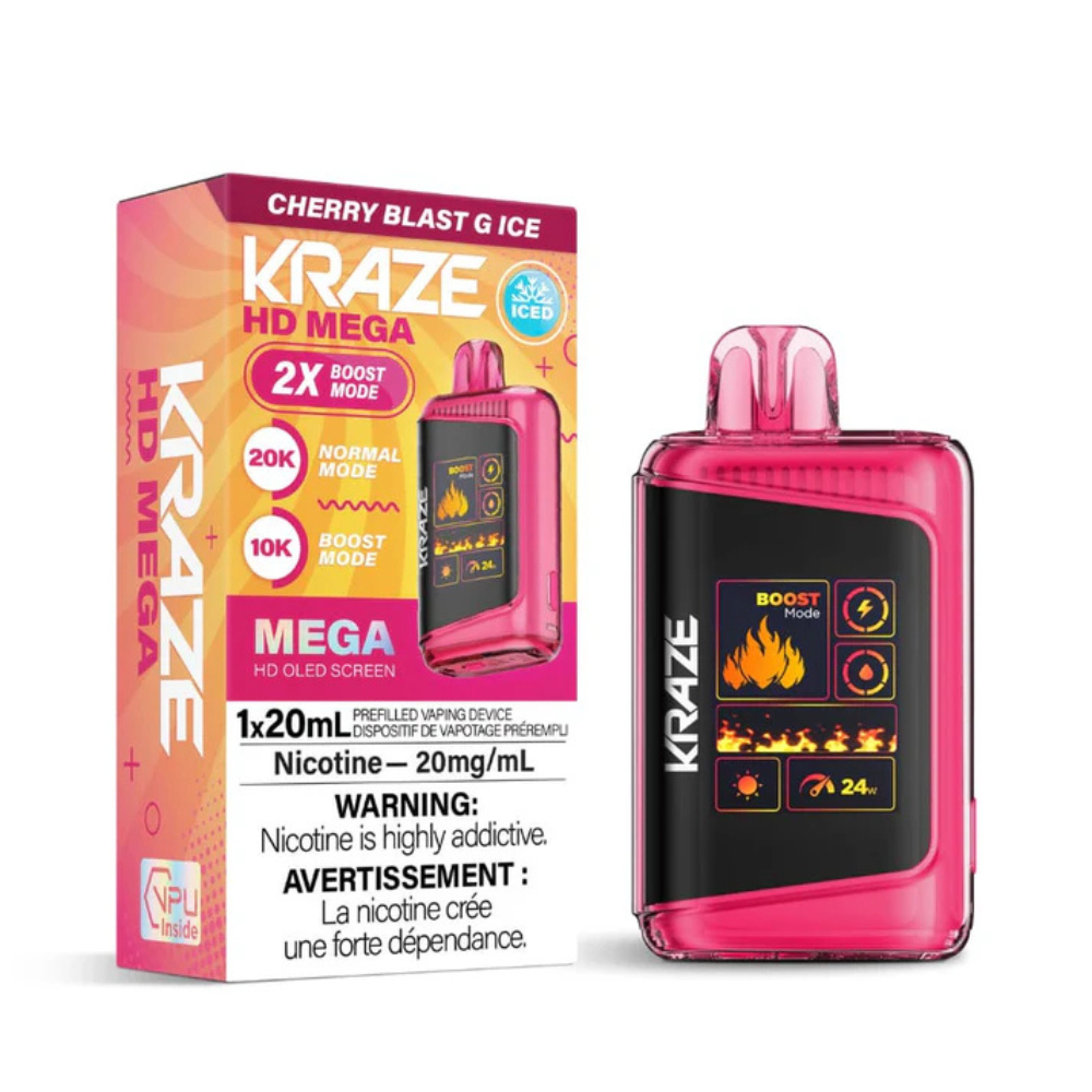 Kraze HD Mega- Cherry Blast G Ice