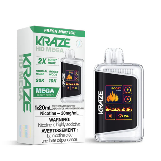 Kraze HD Mega- Fresh Mint Ice