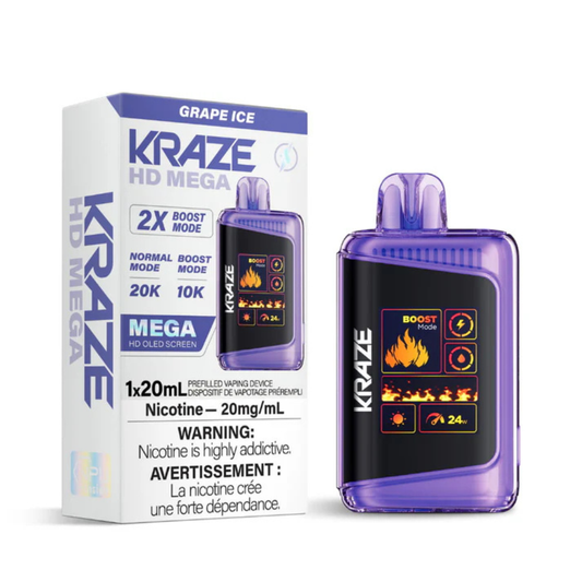 Kraze HD Mega- Grape Ice