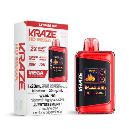 Kraze HD Mega- Lychee Ice