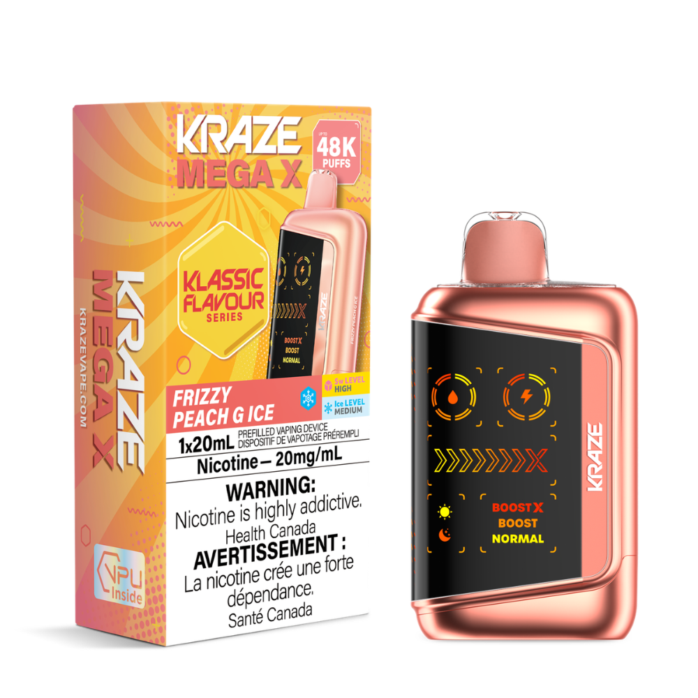 Kraze Mega X 48K Klassic Flavours Series Disposable Vape - 20mL - 20mg