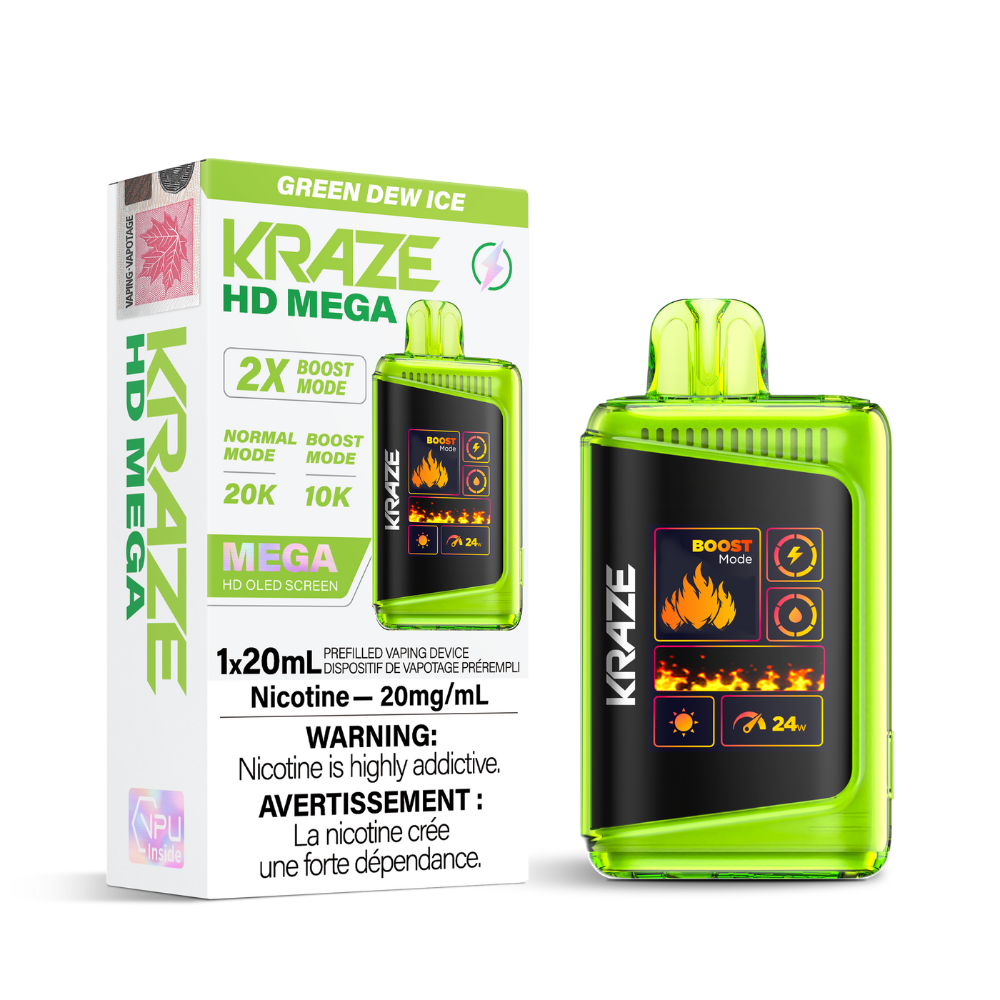 Kraze HD Mega- Green Dew Ice