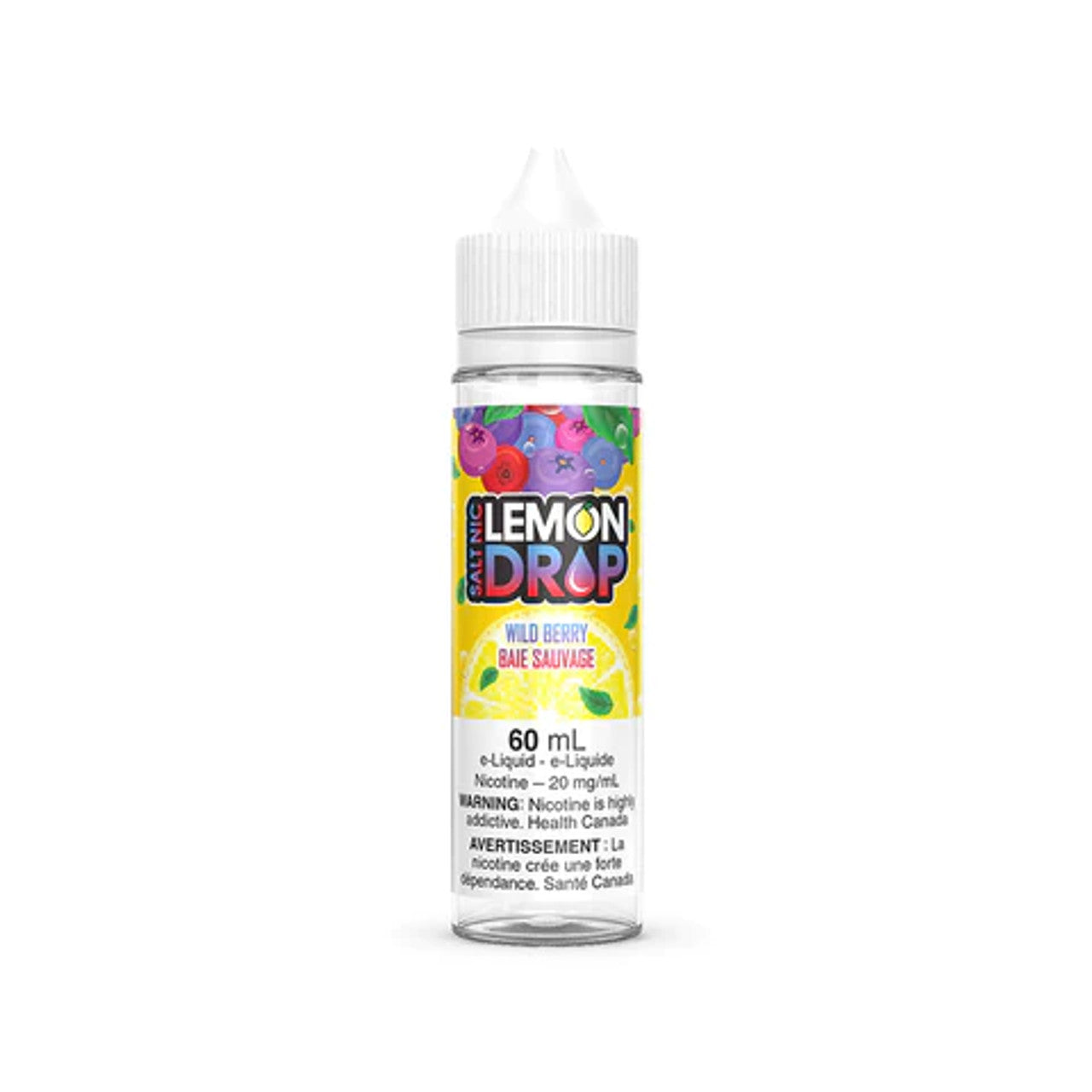 Lemon Drop Salt Nic Wild Berry E-Liquid 60mL 20 mg