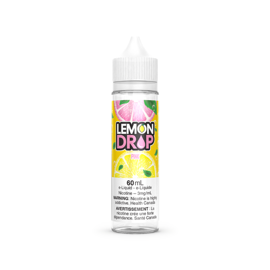 Lemon Drop Freebase Vape Juice – Pink (60mL)