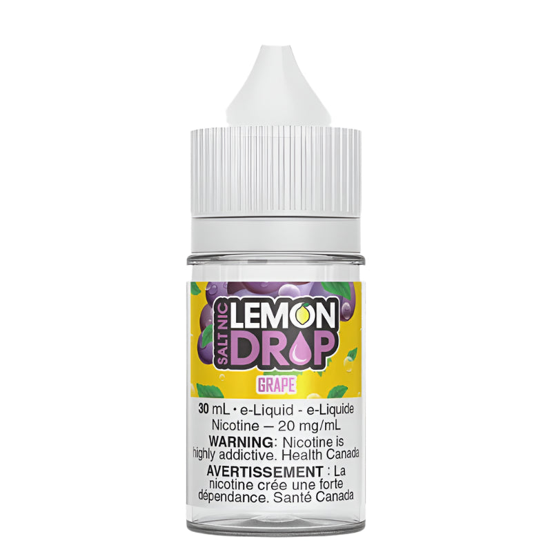 Lemon Drop Salt Nic Vape Juice - Grape (30ml)