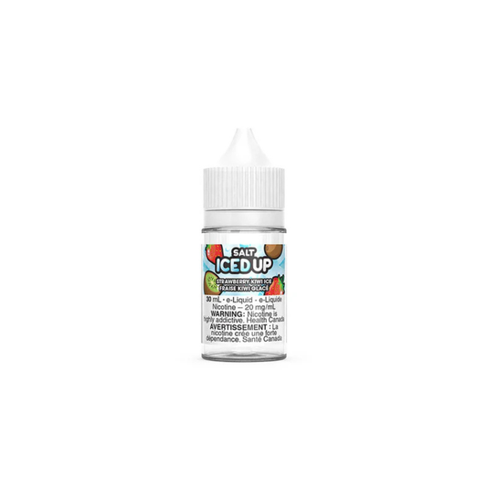 Iced Up Vape Juice Salt Nic - Strawberry Kiwi Ice (30mL)