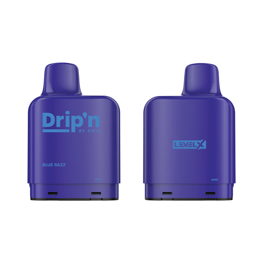 Drip'n Level X Prefilled Pod 14mL Blue Razz 7000 Puffs 20mg