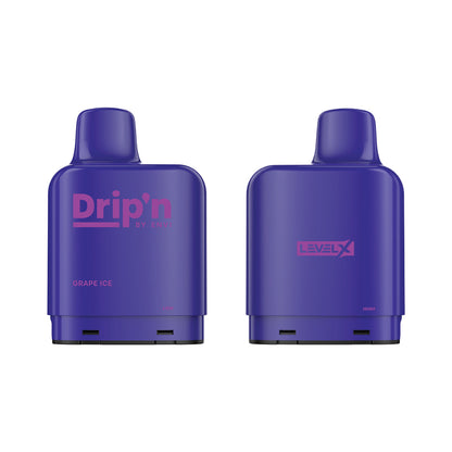 Level X Drip'n Boost G2 Pod 20mL Grape Ice 25000 Puffs 20mg